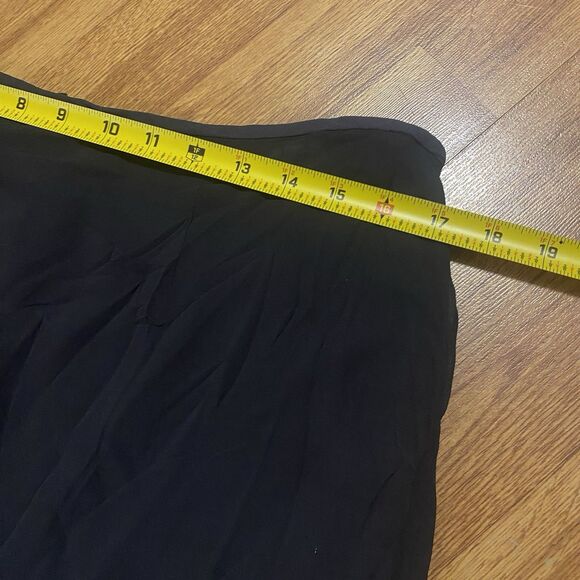 NEW Adrianna Papell Silk Skirt Sz 16 Black Silver Ombré Formal Evening Vtg Y2K - Picture 4 of 9